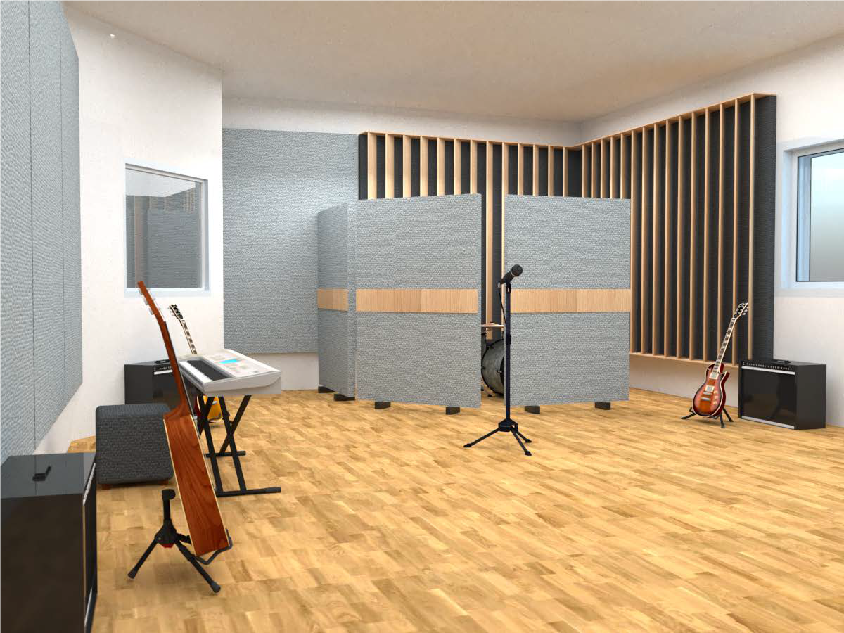 Photorealistic presentation of the studio